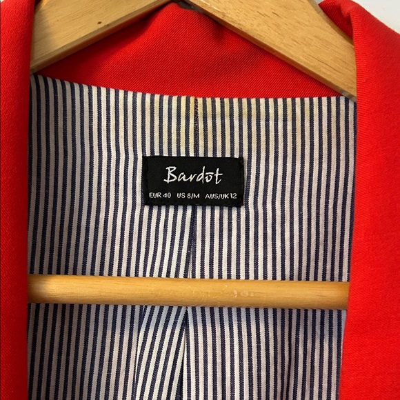Bardot Scarlet Blazer - Picture 2 of 4